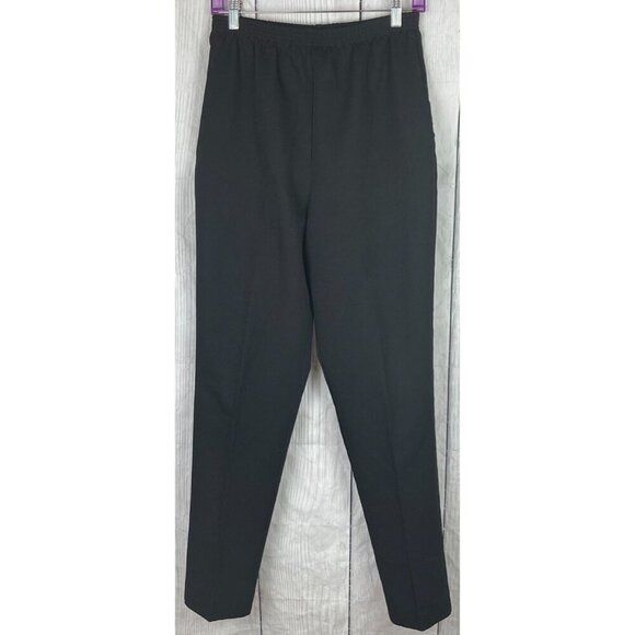 T. Marie Sissies Size 10 Black Elastic Waist Pants with Front Pockets Vintage - Picture 3 of 9